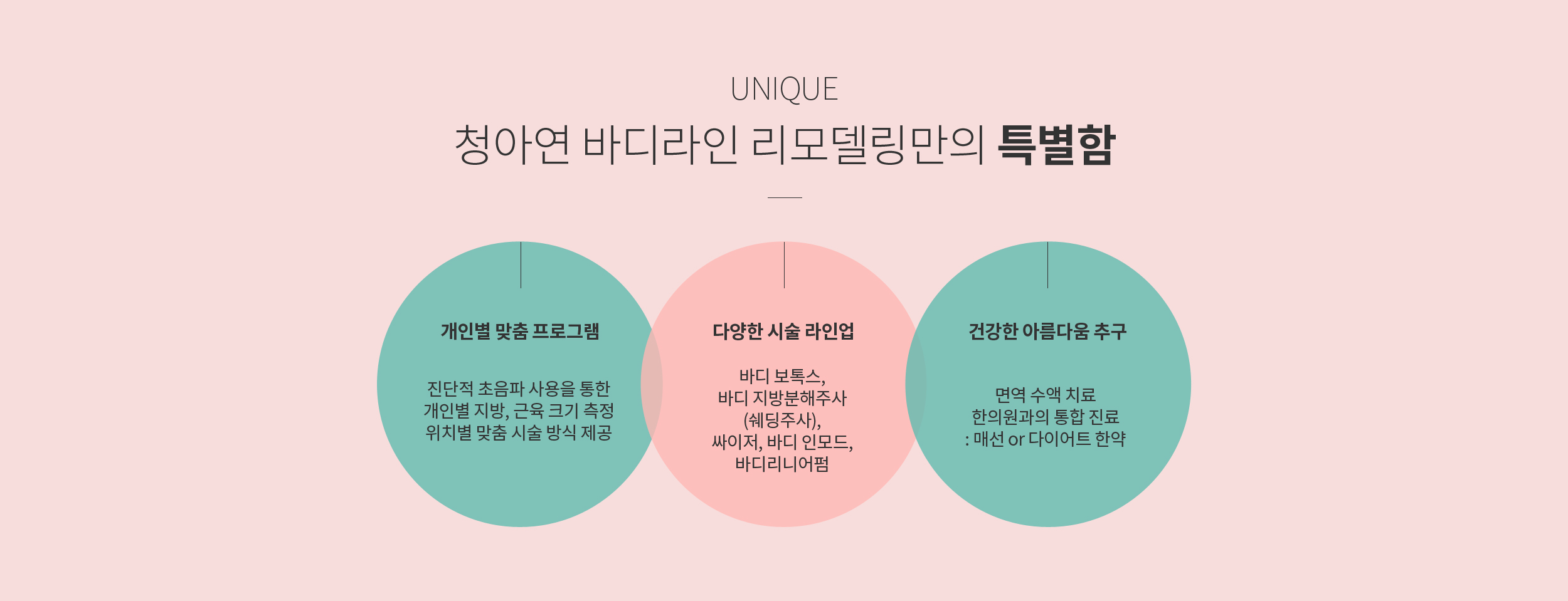 청아연 바디라인 리모델링만의 특별함