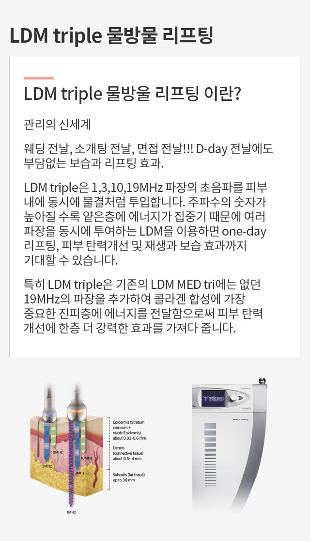 LDM triple 물방울 리프팅