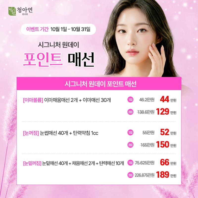 시그니처 원데이 포인트 매선 시그니처 원데이 포인트 매선
