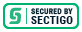 SSL : secured by SECTIGO