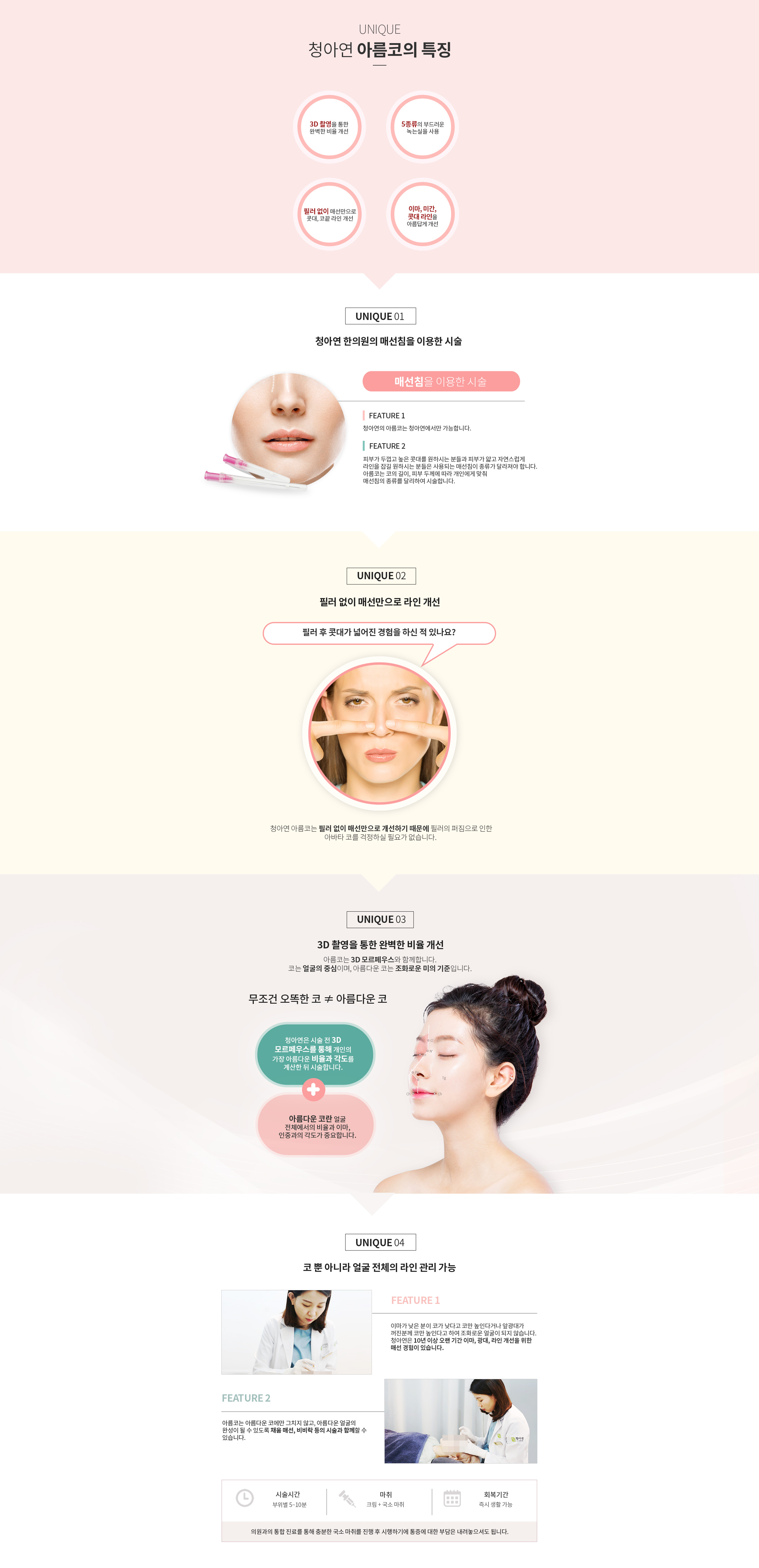 청아연 아름코의 특징