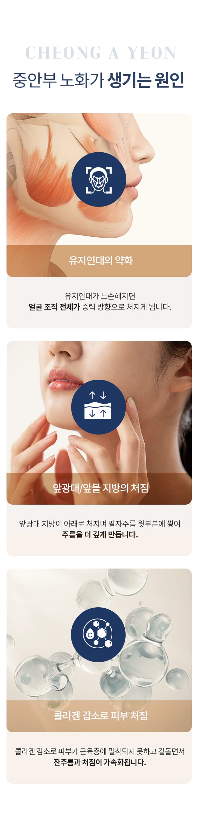 중안부 노화가 생기는 원인